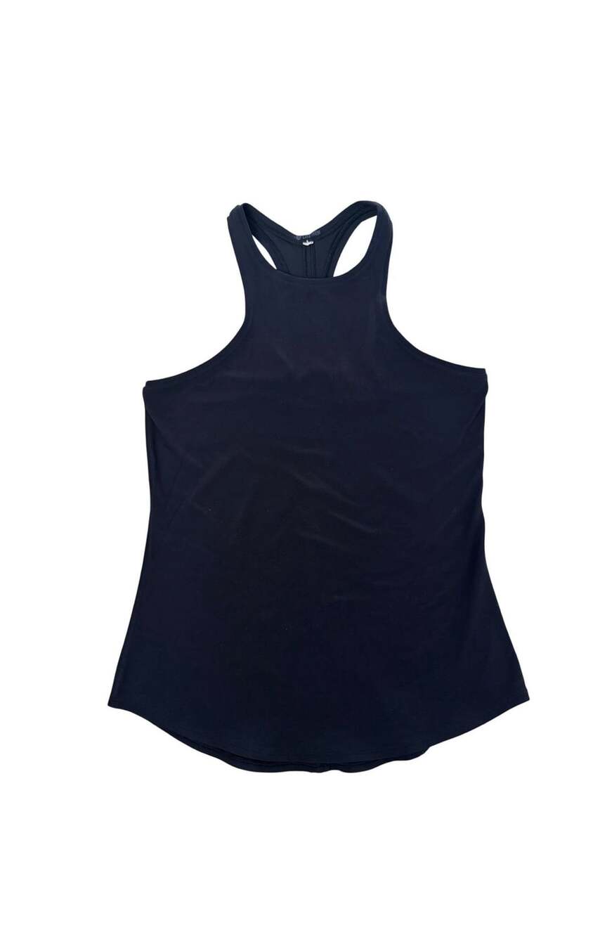 Lululemon Black High Neck Racerback Athletic Tank Top